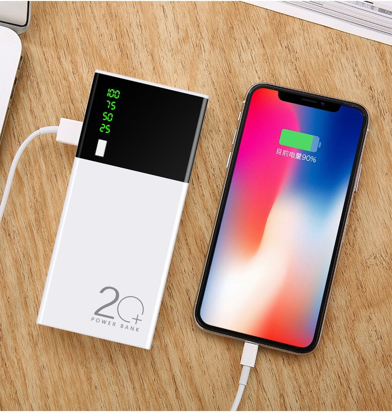 Neue 20000Mah Power Bank Schwarz Reis Power Bank Angepasstes Logo Power Bank Power Bank