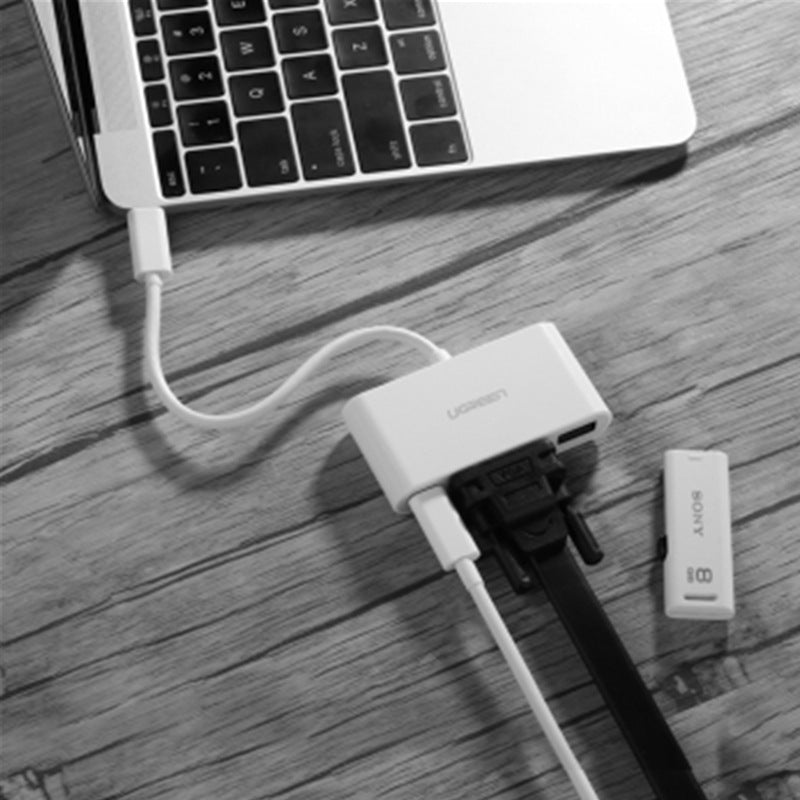 Notebook-USB-Splitter-Hub HD-Kopf