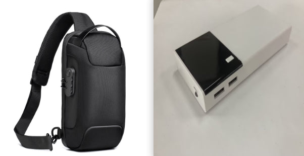 Neue 20000Mah Power Bank Schwarz Reis Power Bank Angepasstes Logo Power Bank Power Bank