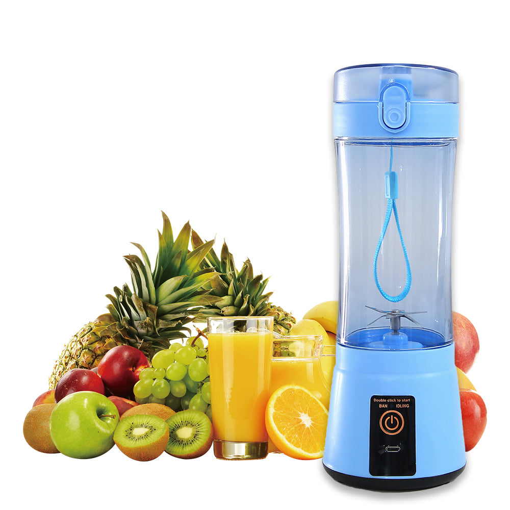 Tragbarer elektrischer Entsafter, kabellos, USB-aufladbar, Mini-Mixer, Multifunktions-Smoothie-Blender für den Sommer, Küchenzubehör