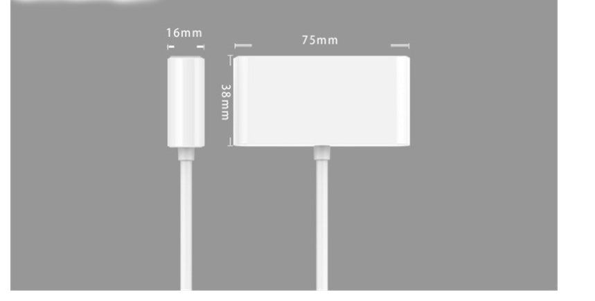 Notebook-USB-Splitter-Hub HD-Kopf