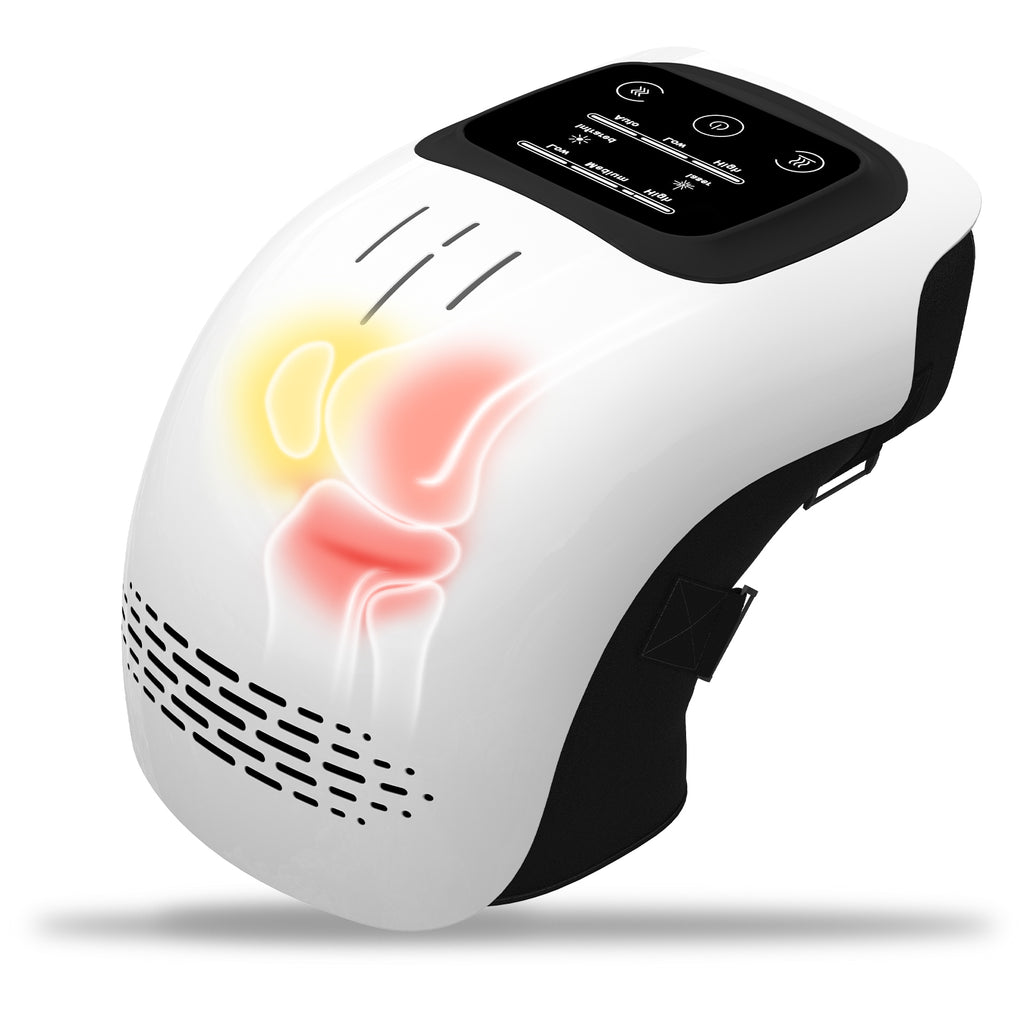 Intelligentes elektrisches Kniemassagegerät für den Heimgebrauch mit intelligenter Knet- und Heizfunktion, wiederaufladbar, zur Schmerzlinderung durch Infrarotlaser und Vibration
