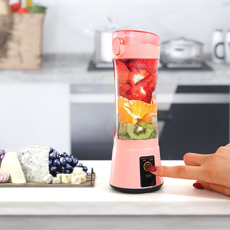 Tragbarer elektrischer Entsafter, kabellos, USB-aufladbar, Mini-Mixer, Multifunktions-Smoothie-Blender für den Sommer, Küchenzubehör