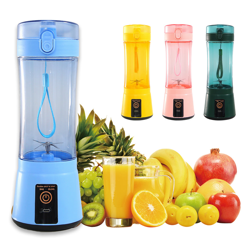 Tragbarer elektrischer Entsafter, kabellos, USB-aufladbar, Mini-Mixer, Multifunktions-Smoothie-Blender für den Sommer, Küchenzubehör