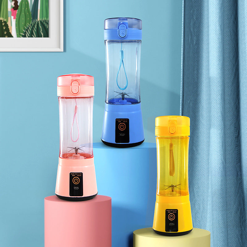 Tragbarer elektrischer Entsafter, kabellos, USB-aufladbar, Mini-Mixer, Multifunktions-Smoothie-Blender für den Sommer, Küchenzubehör